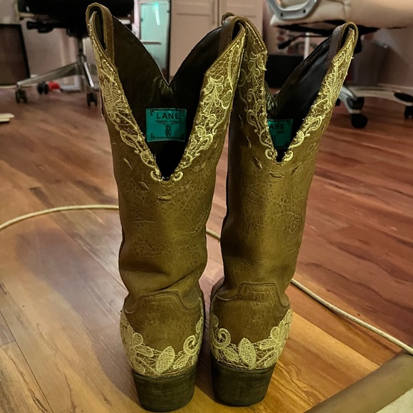 Jeni Lane Lace Western Boots - Picture 2 of 10